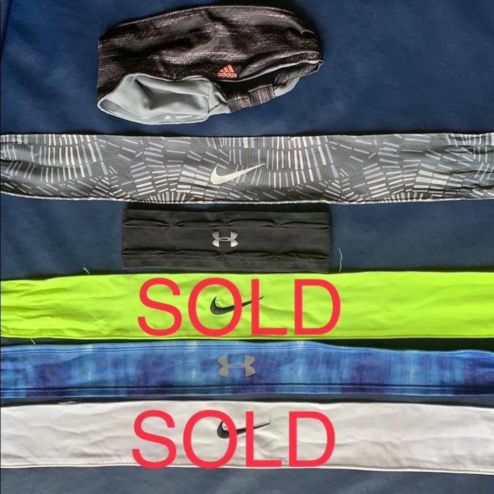 Nike - UnderArmour - Workout headbands